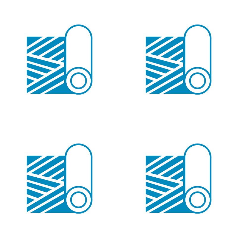 Full drop layout: the design repeats in straight rows and columns