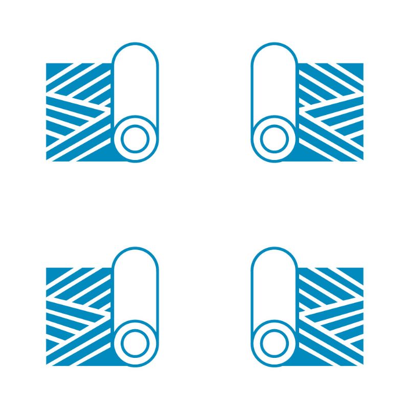 Mirror layout: the design repeats mirrored side to side